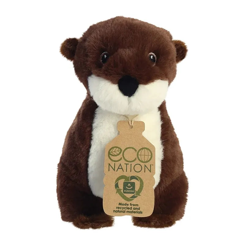 Eco Nation – Pliušinis žaislas / Meili upinė ūdra 34 cm, ekologiškas