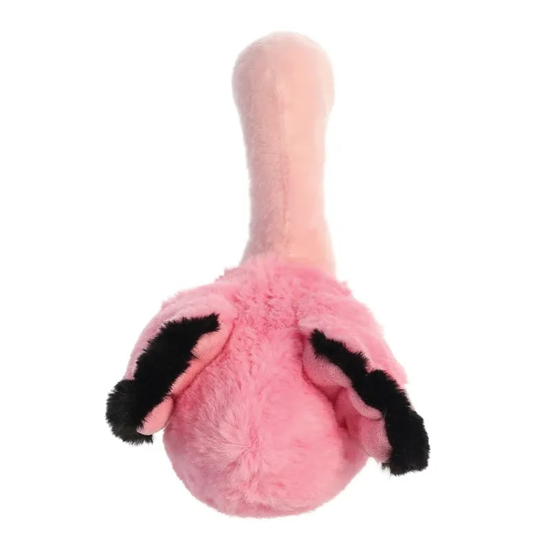Eco Nation – Pliušinis žaislas / Mielas sėdintis flamingas 26 cm, draugiškas aplinkai