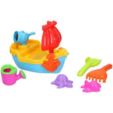 Eddy Toys – smėlio žaislų rinkinys, 10 dalių, laivelis