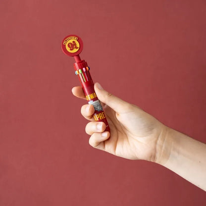 Harry Potter – 10 spalvų automatinis rašiklis su 3D figūrėle „Platform 9 3/4“