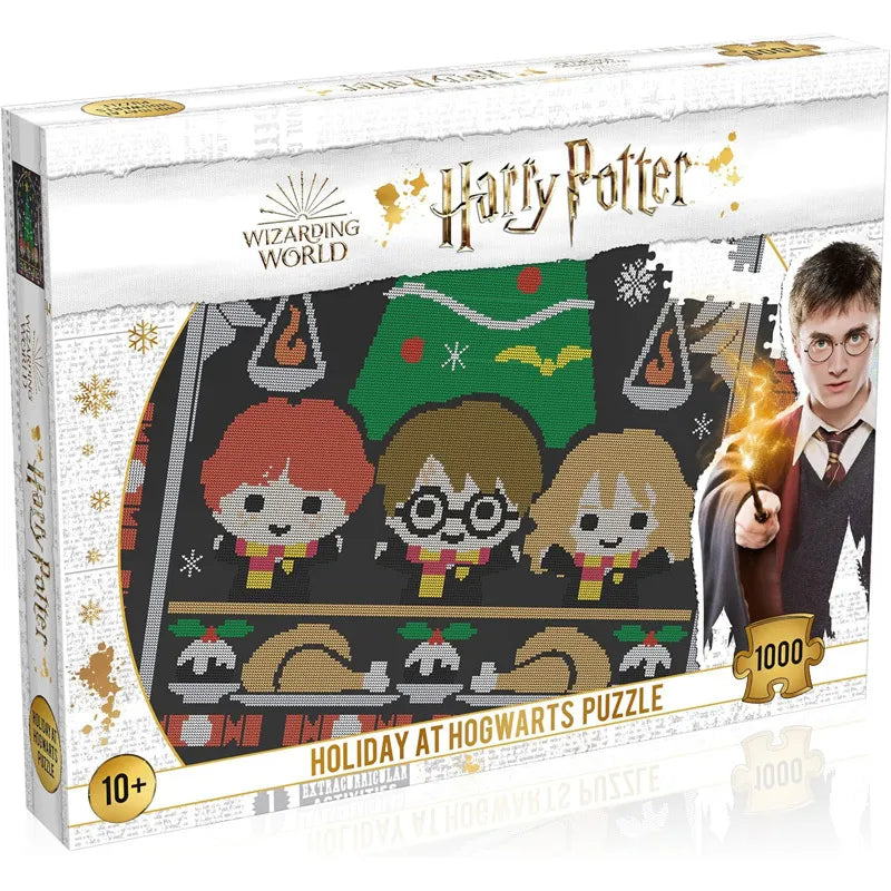 Harry Potter – 1000 dalių dėlionė dekoratyvinėje dėžutėje (Holidays at Hogwarts)