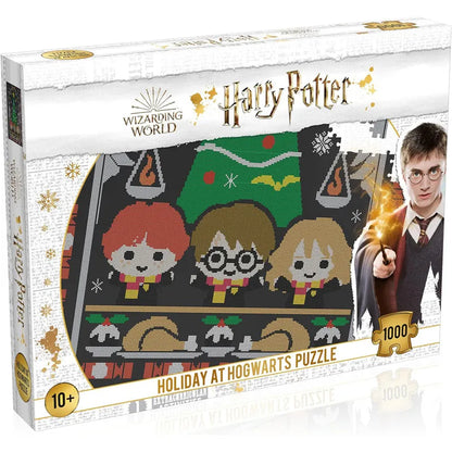 Harry Potter – 1000 dalių dėlionė dekoratyvinėje dėžutėje (Holidays at Hogwarts)