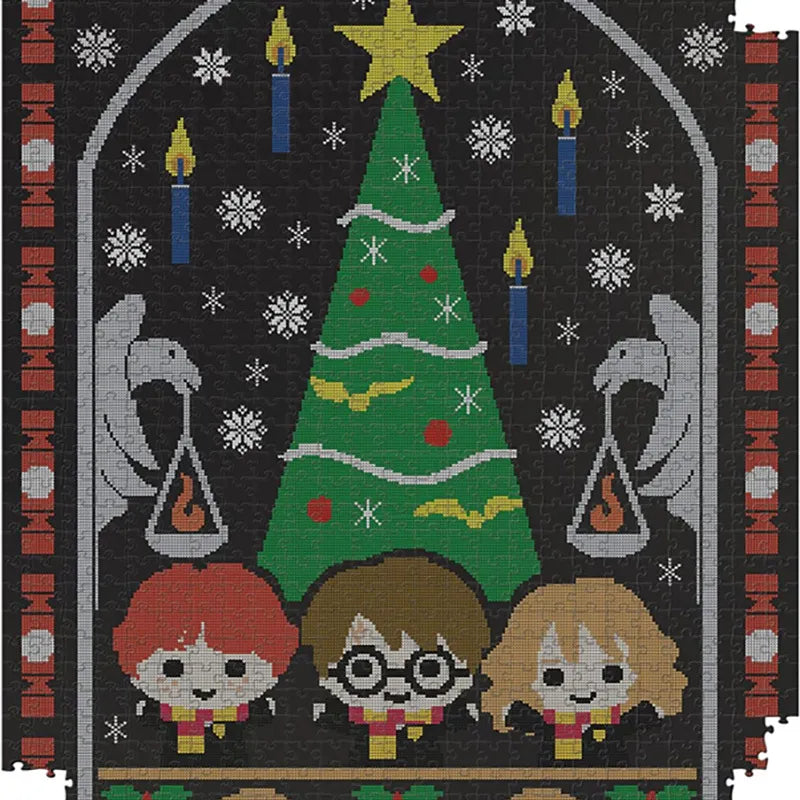 Harry Potter – 1000 dalių dėlionė dekoratyvinėje dėžutėje (Holidays at Hogwarts)