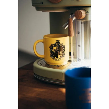 Harry Potter – 4 keraminių puodelių rinkinys su stovu, 300 ml, Hogvartso koledžai