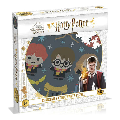 Harry Potter – 500 dalių dėlionė dekoratyvinėje dėžutėje („Kalėdos Hogvartse“)