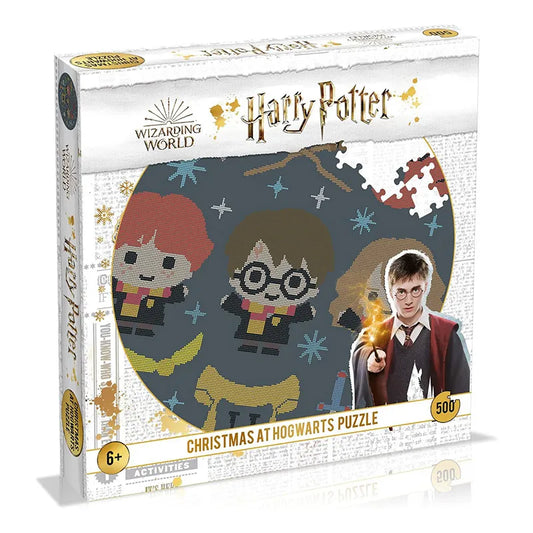 Harry Potter – 500 dalių dėlionė dekoratyvinėje dėžutėje („Kalėdos Hogvartse“)