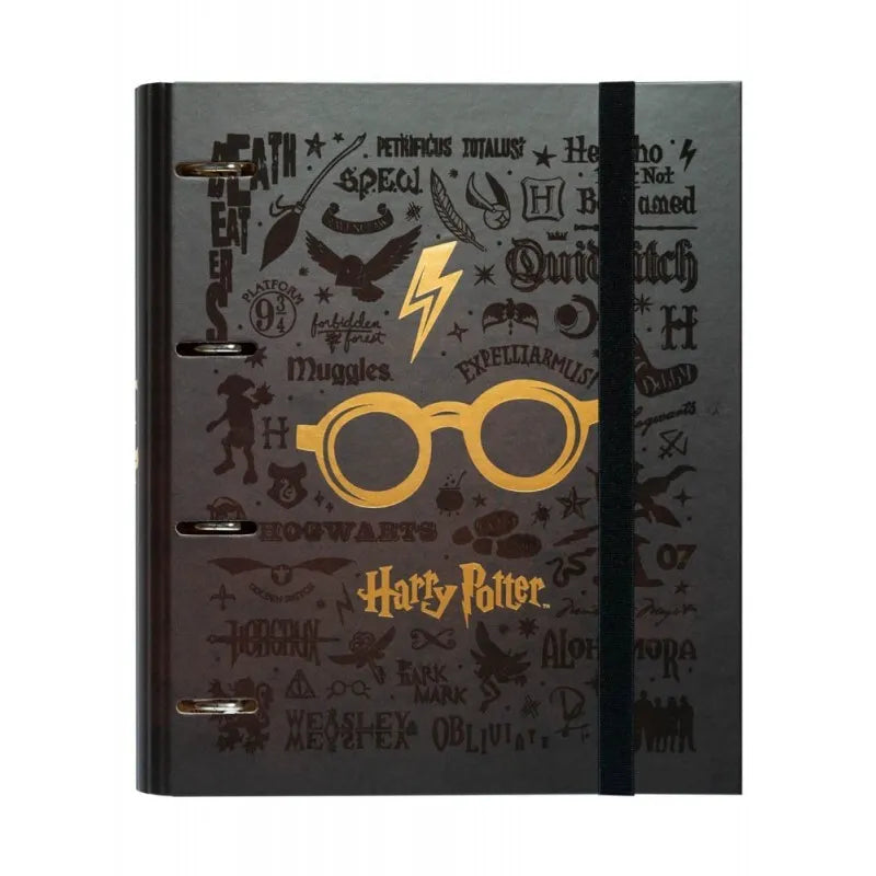 Harry Potter – A4 formato segtuvas (4 žiedai, elastinė juosta)