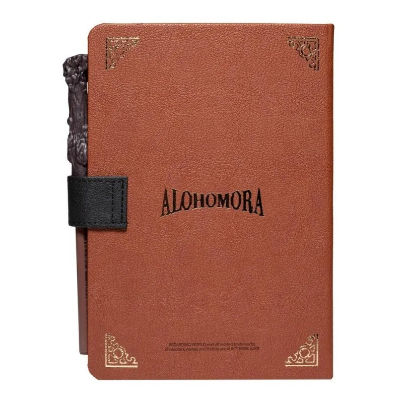 Harry Potter – A5 užrašų knygelė su lazdelės formos tušinuku