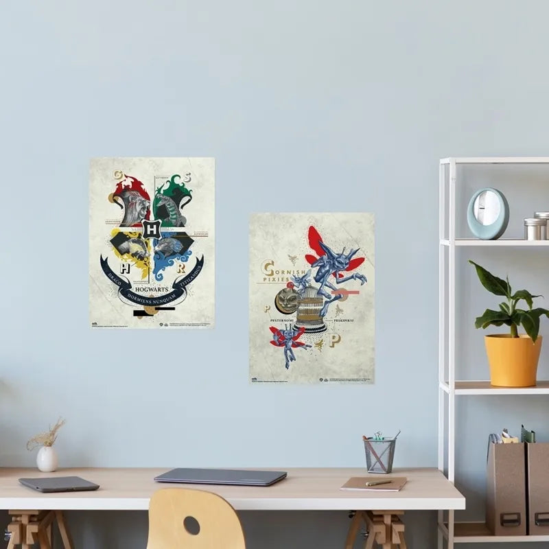 Harry Potter – dviejų sieninių plakatų rinkinys (38 x 52 cm)