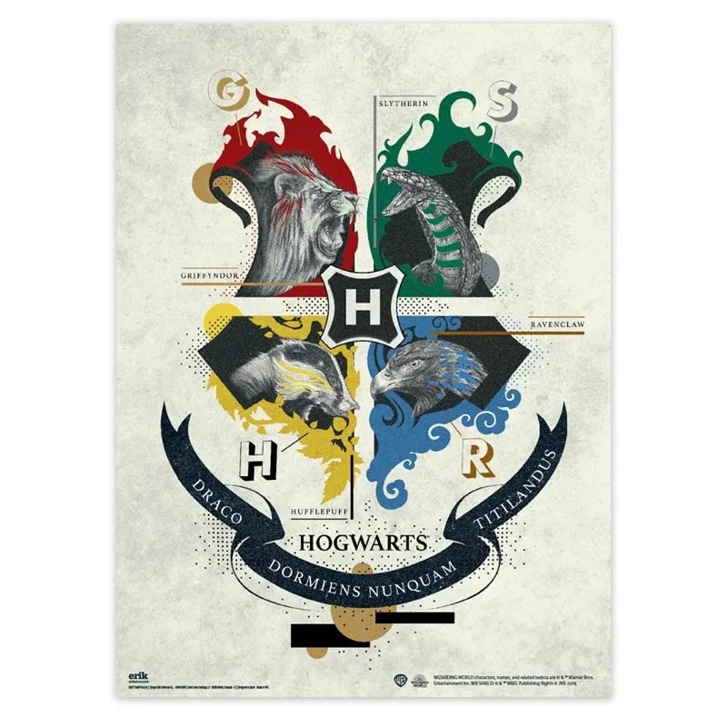 Harry Potter – dviejų sieninių plakatų rinkinys (38 x 52 cm)