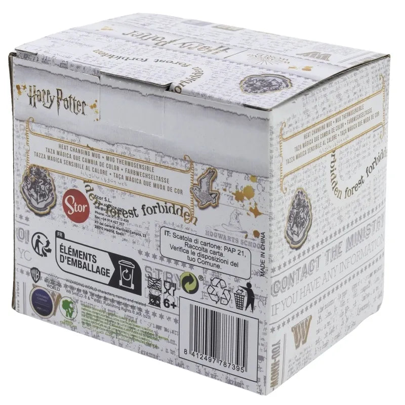Harry Potter - spalvą keičiantis keramikinis puodelis dovanų dėžutėje 325 ml