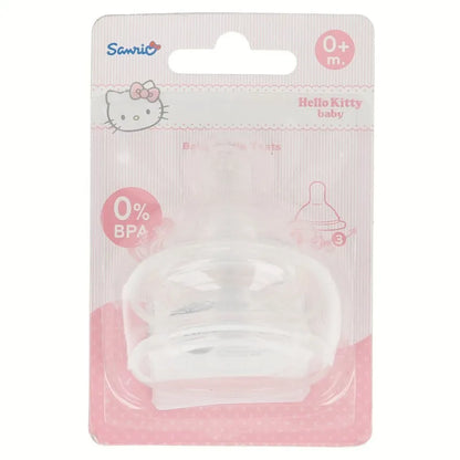 Hello Kitty – Silikoninis žindukas 0 m+ buteliukui (2 vnt.)