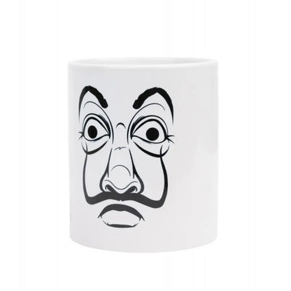 La Casa De Papel – Keraminis puodelis dovanų dėžutėje 330 ml (La Casa De Papel kaukė)