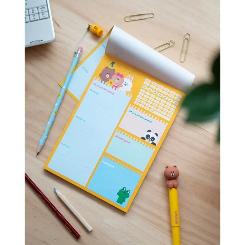 LINE FRIENDS – A5 formato planuotė