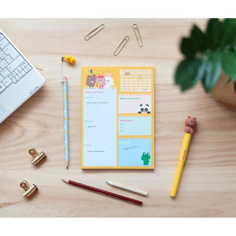 LINE FRIENDS – A5 formato planuotė