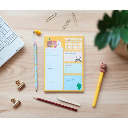 LINE FRIENDS – A5 formato planuotė
