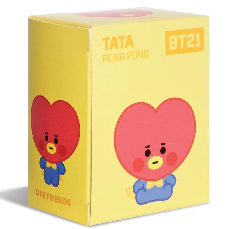 Line Friends BT21 - Pliušinis žaislas 8 cm TATA Baby Pong Pong