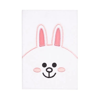 Line Friends – Pliušinis užrašų knygelė A5 (balta)