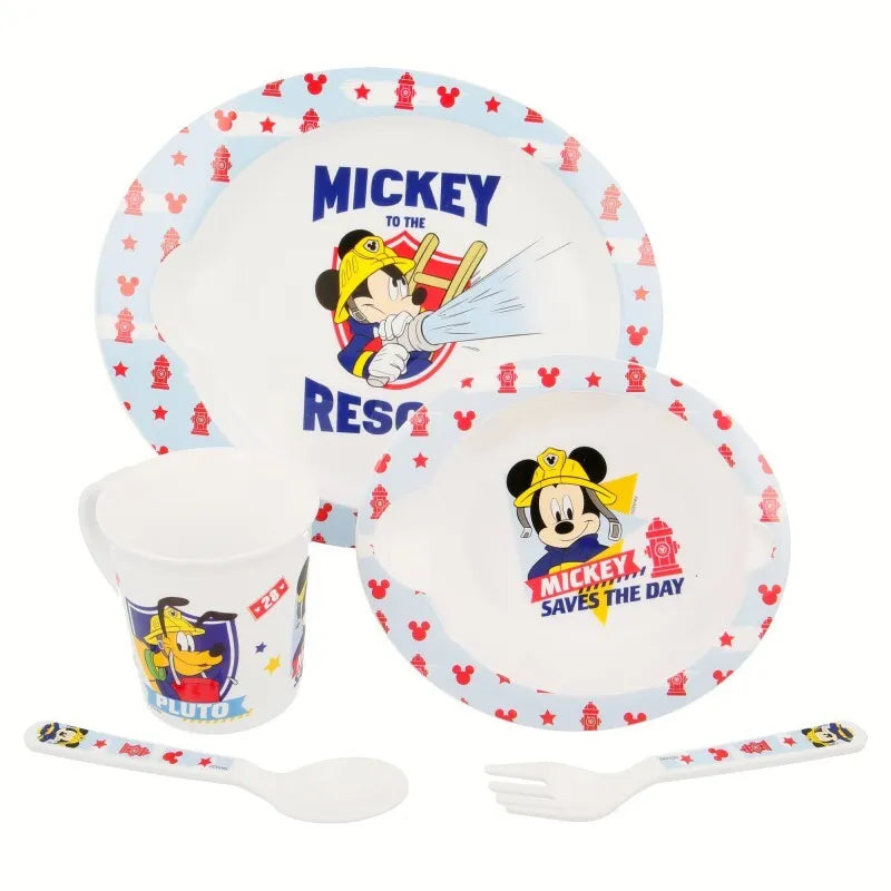 Mickey Mouse – didelis indų rinkinys mikrobangų krosnelei (5 vnt.)