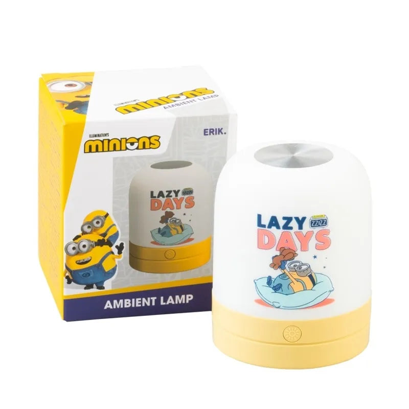 Minions – belaidė USB-C LED naktinė lempa vaikams su reguliuojamu ryškumu