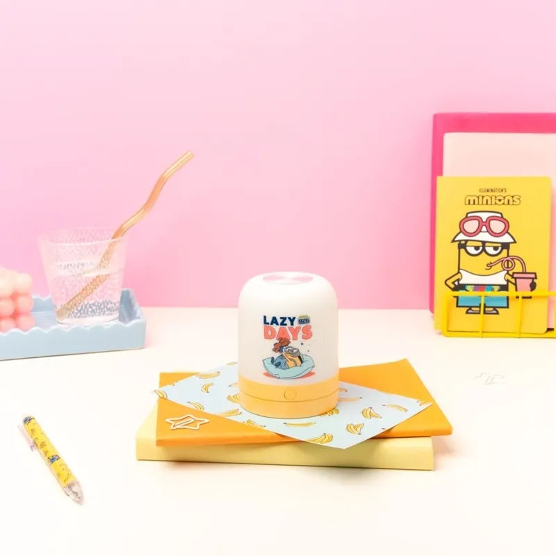 Minions – belaidė USB-C LED naktinė lempa vaikams su reguliuojamu ryškumu