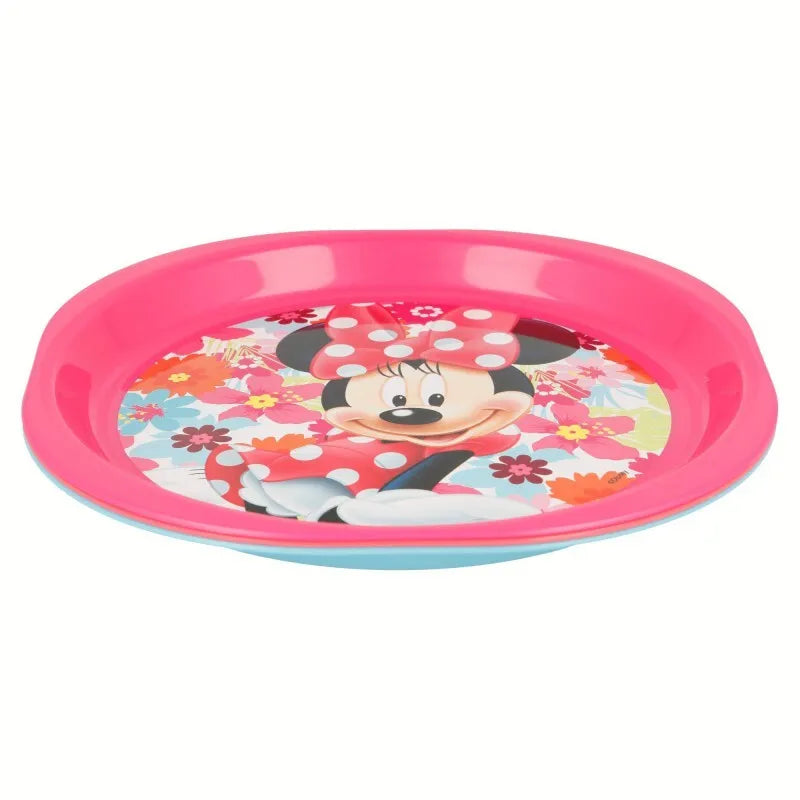 Minnie Mouse – 3 dalių iškylos lėkščių rinkinys