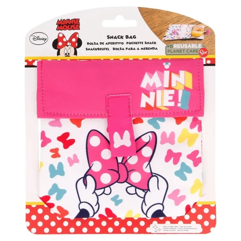 Minnie Mouse - Daugkartinis užkandžių maišelis