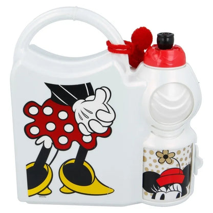 Minnie Mouse - Pietų dėžutės ir 400 ml talpos gertuvės rinkinys