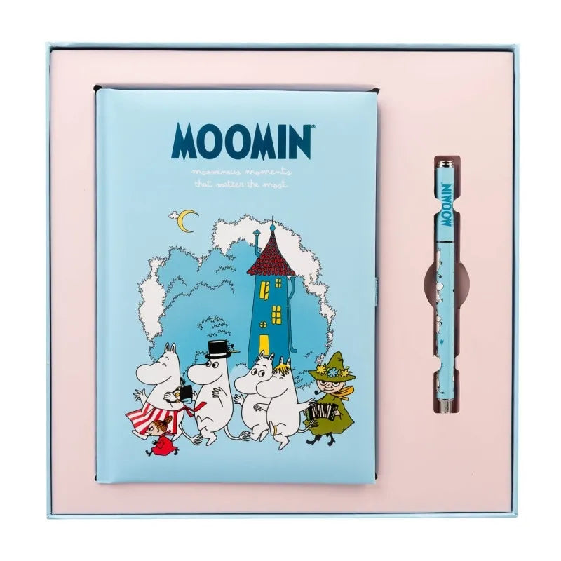 Moomin – A5 užrašų knygelė su tušinuku