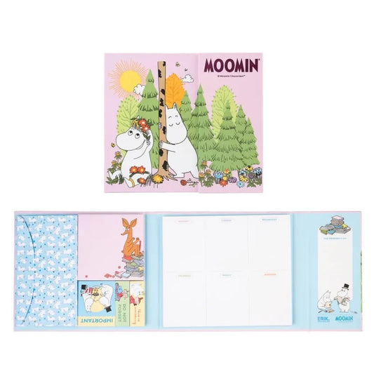 Moomins – A4 savaitės planuotojas su lipniais lapeliais