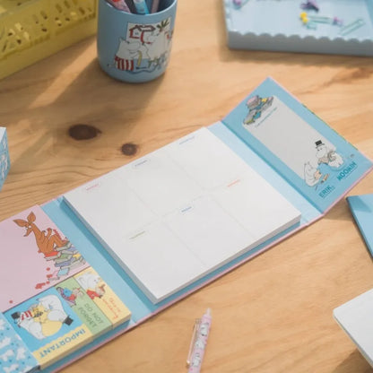 Moomins – A4 savaitės planuotojas su lipniais lapeliais