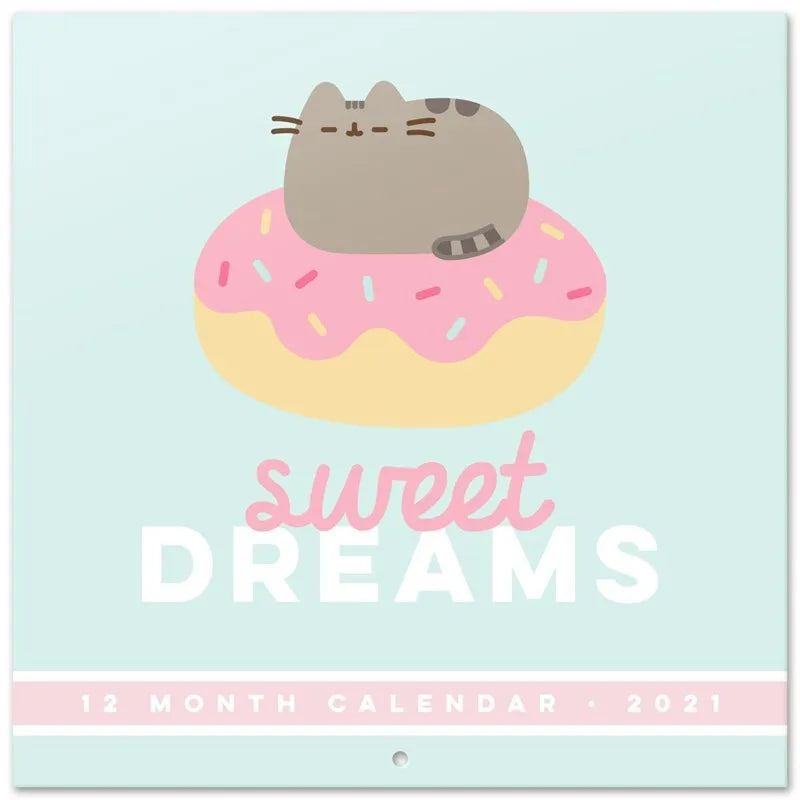 Pusheen – 2021 metų „Foodie“ kolekcijos planavimo kalendorius
