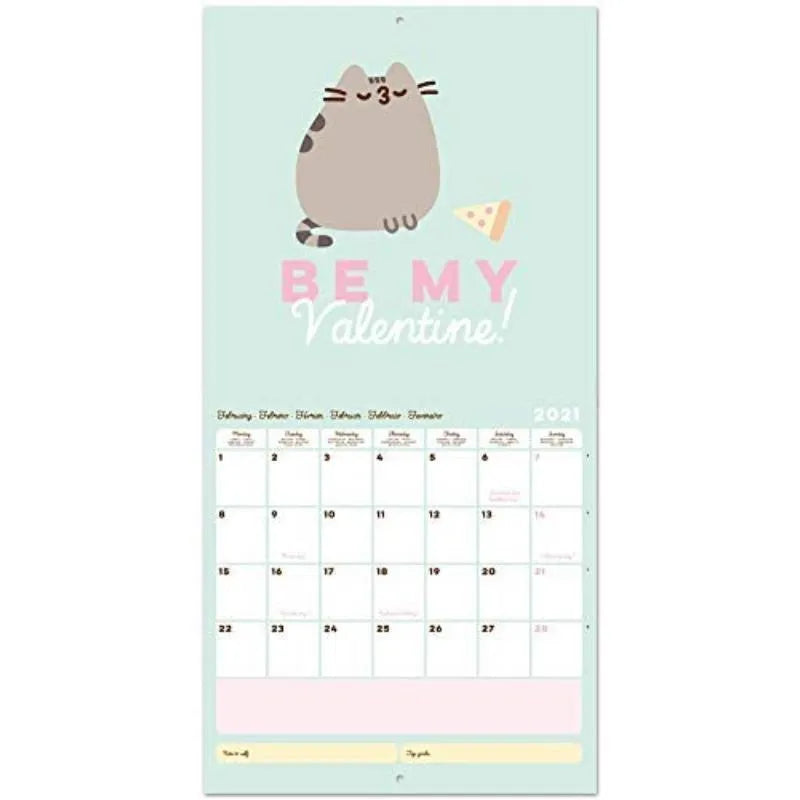 Pusheen – 2021 metų „Foodie“ kolekcijos planavimo kalendorius