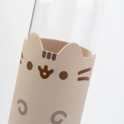 Pusheen – 500 ml stiklinis gertuvė