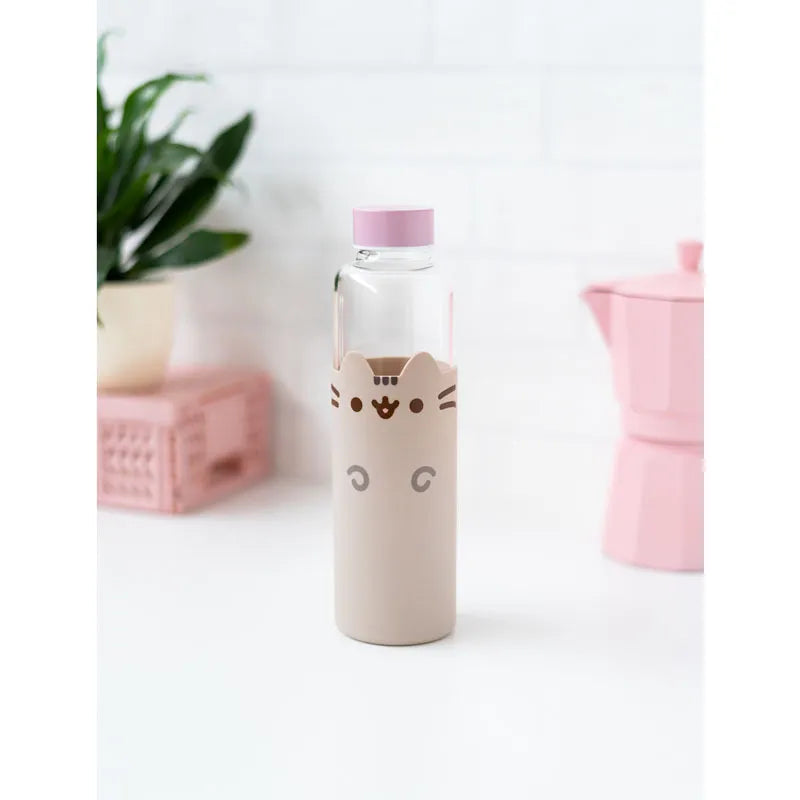 Pusheen – 500 ml stiklinis gertuvė