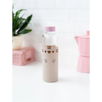 Pusheen – 500 ml stiklinis gertuvė