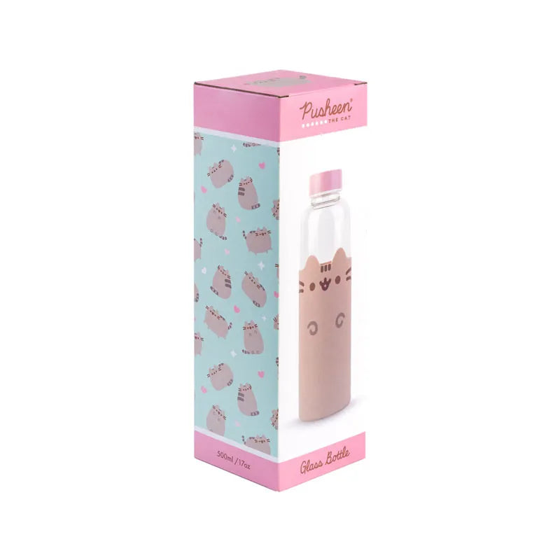 Pusheen – 500 ml stiklinis gertuvė