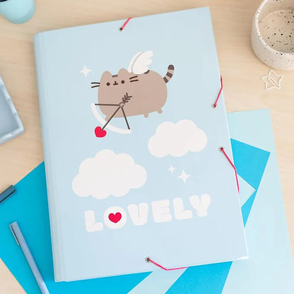 Pusheen – A4 formato aplankas / dokumentų dėklas iš „Purrfect Love“ kolekcijos (24,5 x 34 cm)