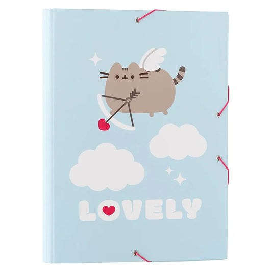 Pusheen – A4 formato aplankas / dokumentų dėklas iš „Purrfect Love“ kolekcijos (24,5 x 34 cm)