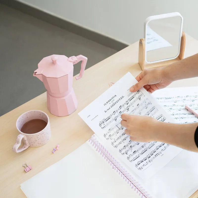 Pusheen – A4 formato segtuvas su elastine juosta ir 30 skaidrių įmaučių