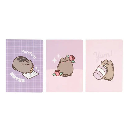 Pusheen – A5 sąsiuvinių rinkinys iš „Moments“ kolekcijos, 3 vnt.