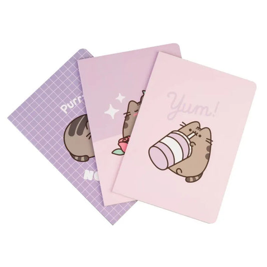 Pusheen – A5 sąsiuvinių rinkinys iš „Moments“ kolekcijos, 3 vnt.