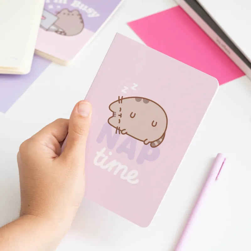 Pusheen – A6 sąsiuvinių rinkinys iš „Moments“ kolekcijos, 3 vnt.