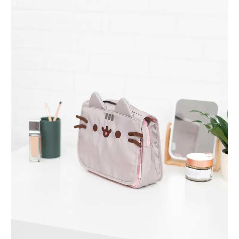 Pusheen – Foodie kolekcija, didelė kelioninė kosmetinė su pakabinimo kilpa