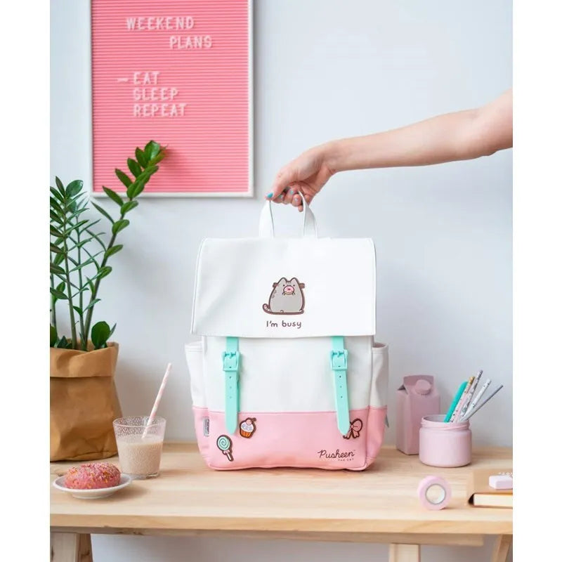 Pusheen – kuprinė iš „Rose“ kolekcijos (30 x 38 x 11 cm)