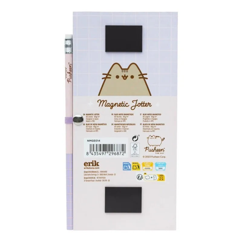 Pusheen – magnetinis užrašų knygelė su pieštuku iš „Moments“ kolekcijos