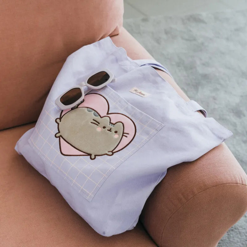 Pusheen – Medvilninis krepšys per petį iš „Moments“ kolekcijos (37 x 41 cm)
