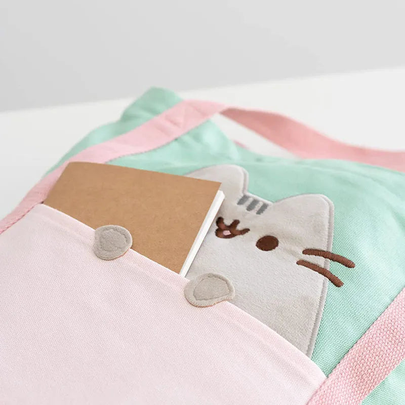 Pusheen – medžiaginis pirkinių krepšys 35x40 cm
