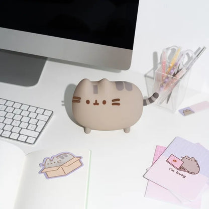 Pusheen – minkšta silikoninė LED naktinė lemputė vaikams su reguliuojamu ryškumu