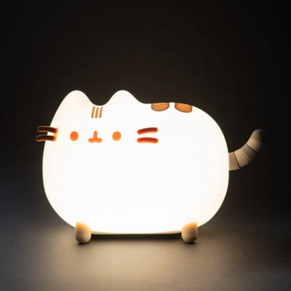 Pusheen – minkšta silikoninė LED naktinė lemputė vaikams su reguliuojamu ryškumu